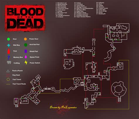 blood of the dead zombie map